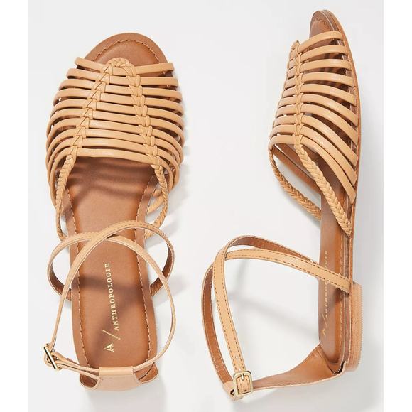 Anthropologie Shoes - Anthropologie Edie Woven Sandals Women's 10 Strappy Coastal Beach